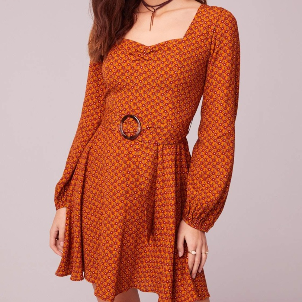 Band of Gypsies “Night Moves” gold print dress